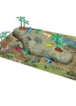 Епоха динозаврів - geoworld археологічний набір  - реалістичні умови життя