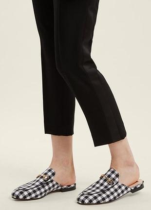 Клітчасті мюлі primark в стилі gucci 🛍️1+1=3🛍️