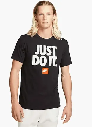 Оригинальная футболка nike sportswear just do it verbiage dz2989-010