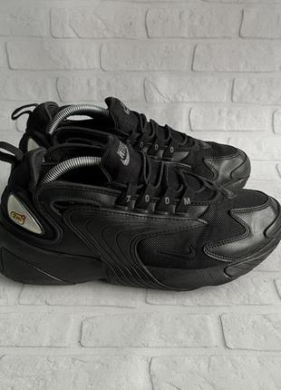 Мужские кроссовки nike zoom 2k triple black чоловічі кросівки оригинал