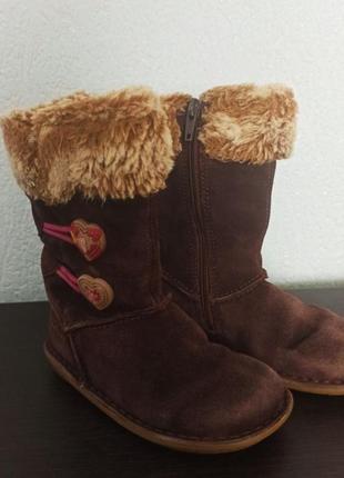 Сапожки непромокаемые clarks, 26,5