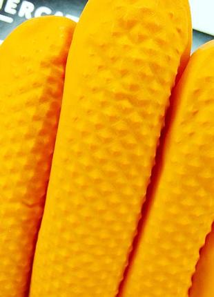 Перчатки нитриловые нестерильные mercator gogrip, оранжевые (50шт/25 пар)