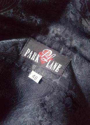 Шёлковая винтажная блузка 100 % жаккардовый шелк park lane шовк матовый атласный цветы бежевая черная блуза рубашка батал оверсайз7 фото