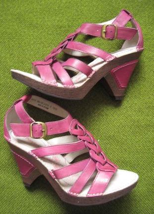 Hush puppies seleste (38) кожаные босоножки женские