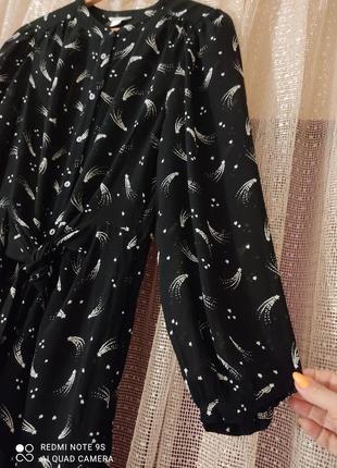 Натуральный вискозный халат
платье, накидка с принтом - салюты3 фото