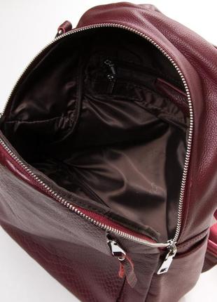 Жіноча шкіряна сумка рюказк шкіряний жіночий2 фото