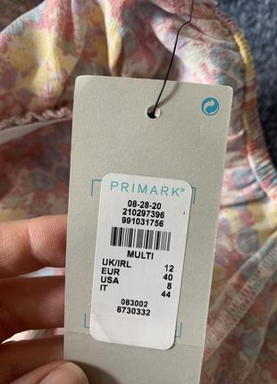 Летнее платье в цветочек primark7 фото