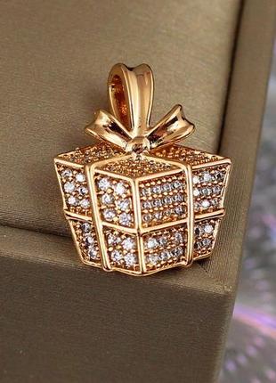Кулон xuping jewelry подарунок 2.2 см золотистий