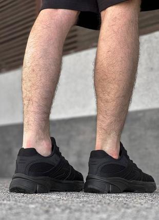 Стильні чоловічі легкі літні кросівки з текстилю чорного кольору/чоловіче  взуття  на літо7 фото