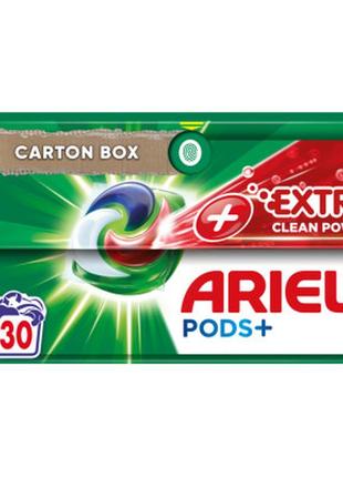 Капсулы для стирки ariel pods all-in-1 + сила экстраочищения 30 шт. (8001090803207)