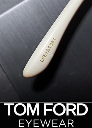 Очки tom ford tf206 'maximillion' крупные солнцезащитные очки в форме слезы цвета слоновой кости2 фото