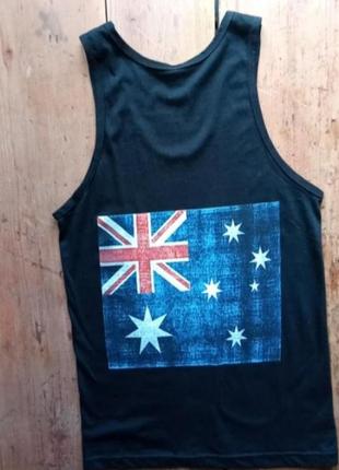 Хлопковая чёрная майка