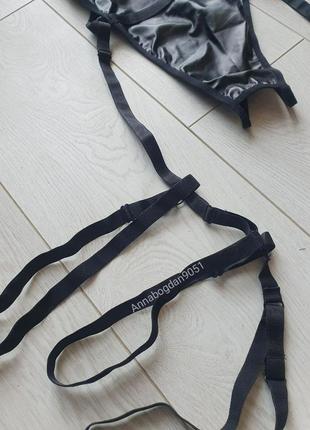 Боді з вільним відкритим доступом шкіра латекс еротичне сексуальне рольові ігри...