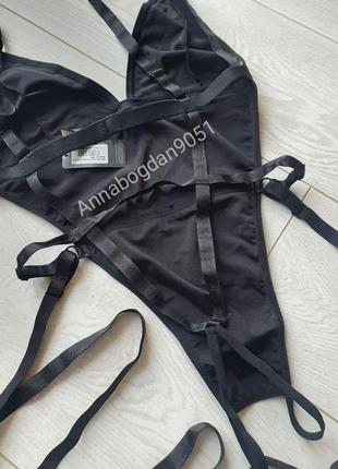 Боді з вільним відкритим доступом шкіра латекс еротичне сексуальне рольові ігри...