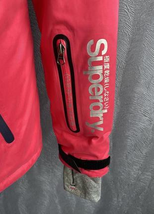 Лыжная горнолыжная куртка зимняя superdry сноубордическая6 фото
