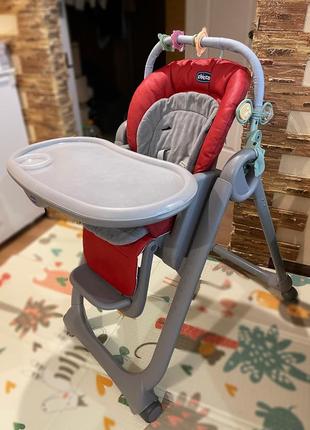 Стільчик для годування chicco polly magic relax1 фото