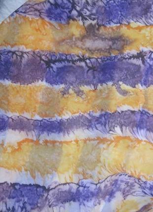 Хустка  натуральний шовк, батик