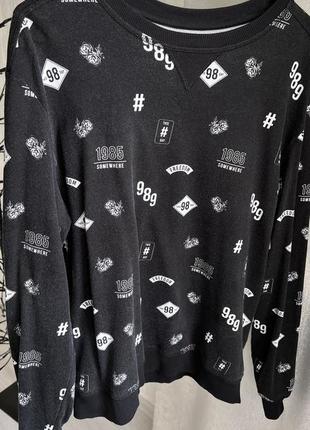 Мужской пуловер свитшот кофта абстракция м-л oodji6 фото