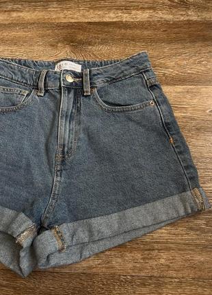 Шорти джинсові жіночі короткі primark denim co xs s 100% бавовна3 фото