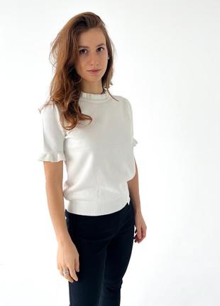 Кофта джемпер на короткий рукав philosophy из сша