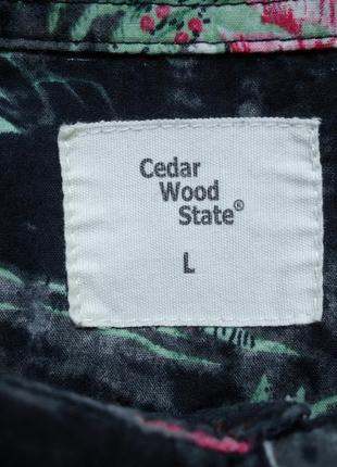Сорочка гавайська cedarwood state cotton гайка (l)3 фото