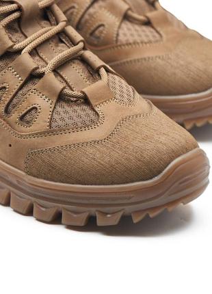 Тактичні літні кросівки для чоловіків та жінок натуральна шкіра + кордура model-01-13 фото