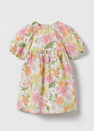 Сукня з квітковим принтом zara🎀
