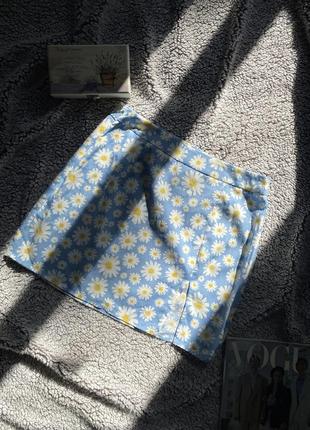 Shein актуальная мини юбка с разрезом трендовая юбка