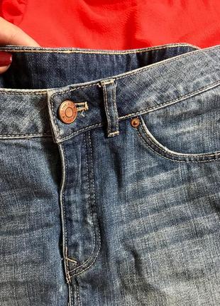 Крутая брендовая джинсовая юбка с рваным низом 🤘🏻10 фото