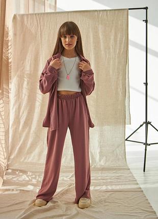 Летний брючный костюм для девочки