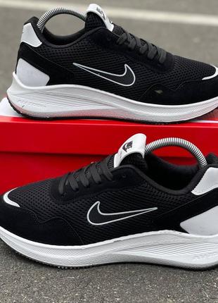Лёгкие чёрные кроссовки nike Atmosphere в сеточку кроссовки чорні чоловічі кросівки nike Atmosphere чорні кросівки найк в сіточку3 фото