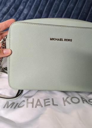 Michael kors jet set saffiano6 фото