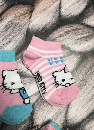 Летние носки носки короткие hello kitty4 фото