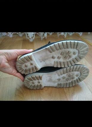 Кожаные туфли броги max 37р (23.5см)4 фото