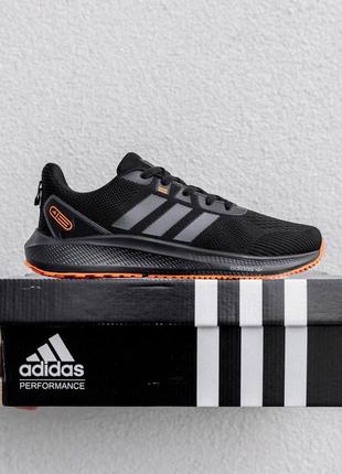 Лёгкие чёрные кроссовки adidas в сеточку чорні чоловічі кросівки adidas кросівки в сіточку адідас5 фото