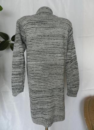 ⛔✅✅в'язаний светр туніка, сукня з горловиною розмір оверсайз 44-563 фото