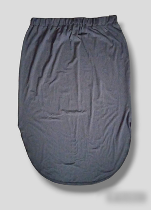 Длинная юбка большого размера юбка с закруглением батал1 фото