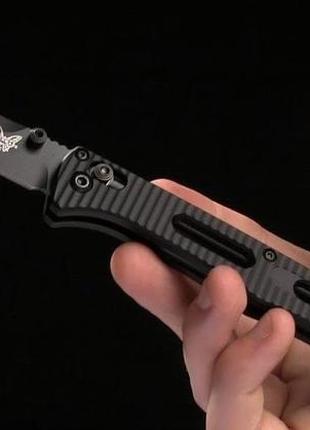 Складной нож benchmade fact черный4 фото