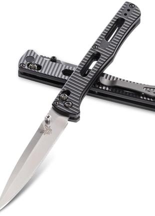 Складной нож benchmade fact черный1 фото