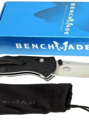 Складной нож benchmade osborne mini barrage черный9 фото