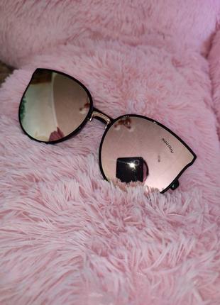 Солнцезащитные очки женские сонцезахисні окуляри жіночі міу1 фото