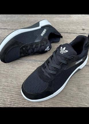 Літні кросівки adidas, мужские текстильные кроссовки2 фото