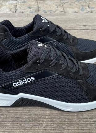 Літні кросівки adidas, мужские текстильные кроссовки4 фото