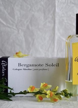 Цитрусовый парфюм 🍋atelier cologne bergamote soleil