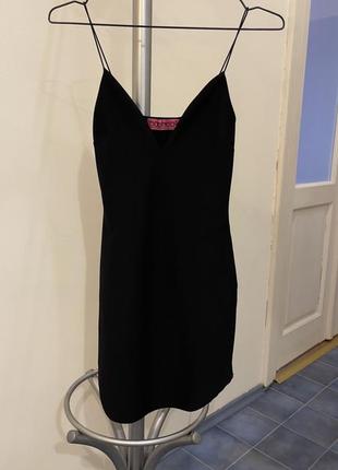 Платье черная короткая мини платье4 фото