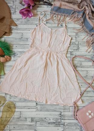 Легкое кружевное платье на бретельках сарафан h&m