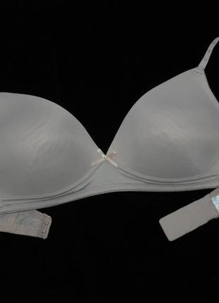 32b / 70b базовый гладкий бюстгальтер без косточек marks & spencer цвета nude