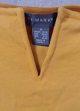 Распродажа летнего ассортимента ❤️ горчичный топ боди primark на плечи жёлтый хлопок4 фото