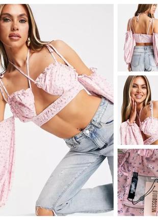 Шикарный топ-блуза!!!🌈missguided ❤️