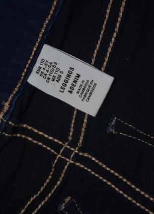 4 - 5 лет 110 см h&m фирменные джинсы скинни для моднявок джеггинсы7 фото